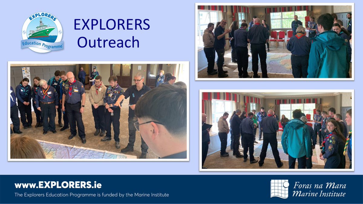 Explorers Outreach officer Eoin Mc Mahon was delighted to attend the South East Province Scout conference on the 20th April in the Woodford Dolmen hotel in Carlow, where he introduced scout leaders and members to the Explorers Education Programme, the Real Map of Ireland,…