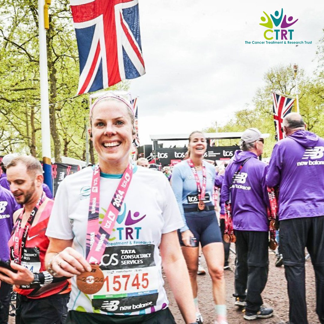 A huge well done and thank you to our @LondonMarathon runners who collectively raised an amazing £12,000 for CTRT! A big thank you to everyone who donated and supported our wonderful London Marathon 2024 runners! #tcslondonmarathon  #fundraising #cancerresearch #CTRT