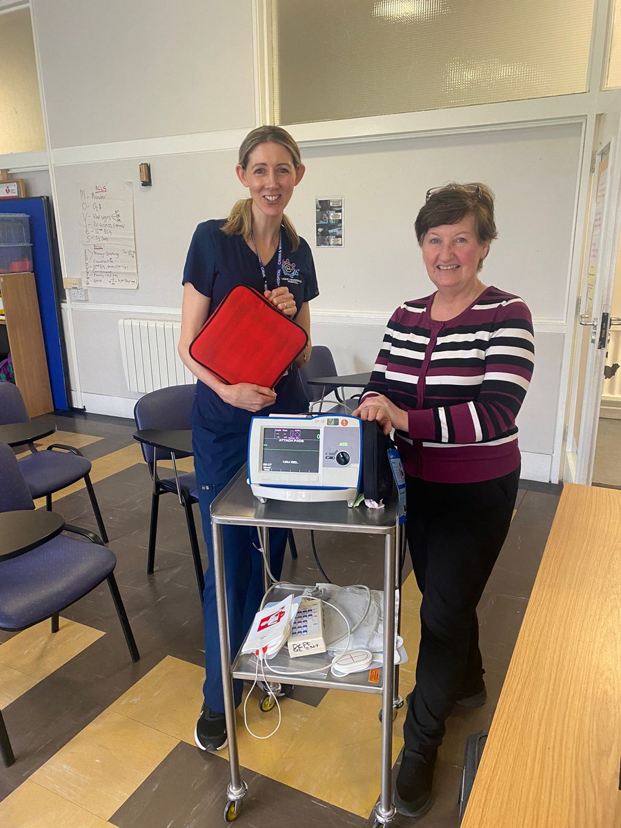 Congratulations to Frances Smith from community Cardiac Rehab Cavan/ Monaghan region who recently completed her BLS Instructor course and has now completed her monitoring with us . @Irishheart_ie