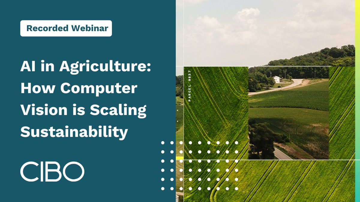 Ready to explore the intersection of technology and agriculture? Watch this webinar on #RemoteSensing and #ComputerVision! Discover how innovation is shaping the farming landscape. ow.ly/uX8H50Qngwm