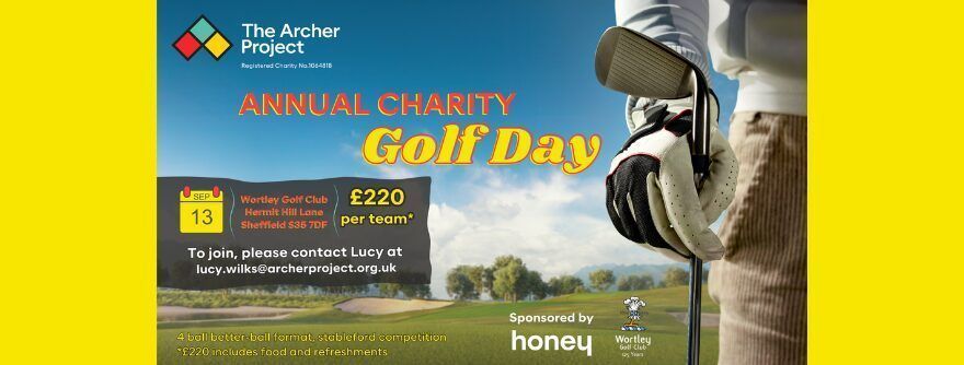 Member Event buff.ly/4deI7az Archer Project Golf Day September 13 at 8:00 AM- 4:00 PM This year’s Archer Project charity golfing event is taking place Friday 13th September 2024 at Wortley Golf Club.