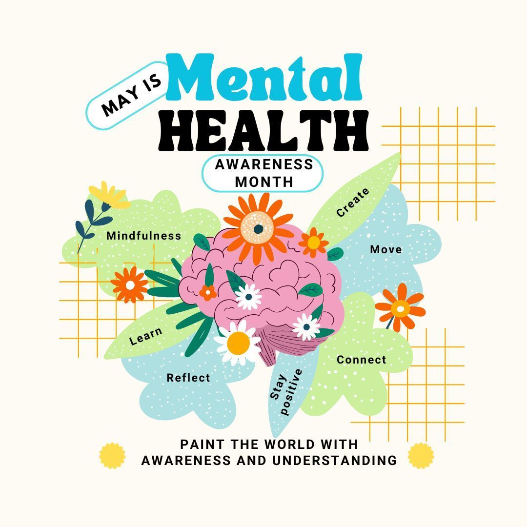 Since 1949, May has been recognized as Mental Health Awareness Month. This month, let's acknowledge the impact of mental health issues, work to remove the stigma, educate others about mental health wellness, and especially encourage those in need to seek support. #EndTheStigma