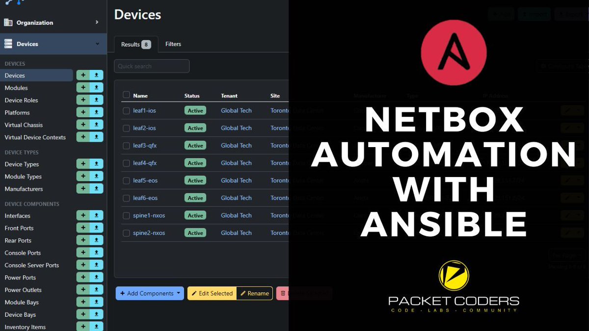 📢 Landing this month is our May Tech Session: Automating NetBox with Ansible. This is a members-only session. Learn more about joining over at: buff.ly/3Qeeqwe #networkautomation