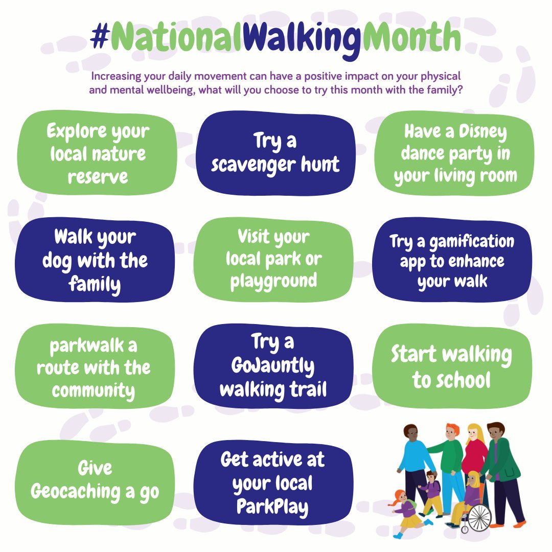 Did you know that walking is one of the most simple & free ways to boost our mood & support physical health?🚶 We want to highlight #NationalWalkingMonth this #May, & ways you can increase your steps without even noticing👣 #WalkThisMay #GetMoving here: activeessex.org/essex-activate…