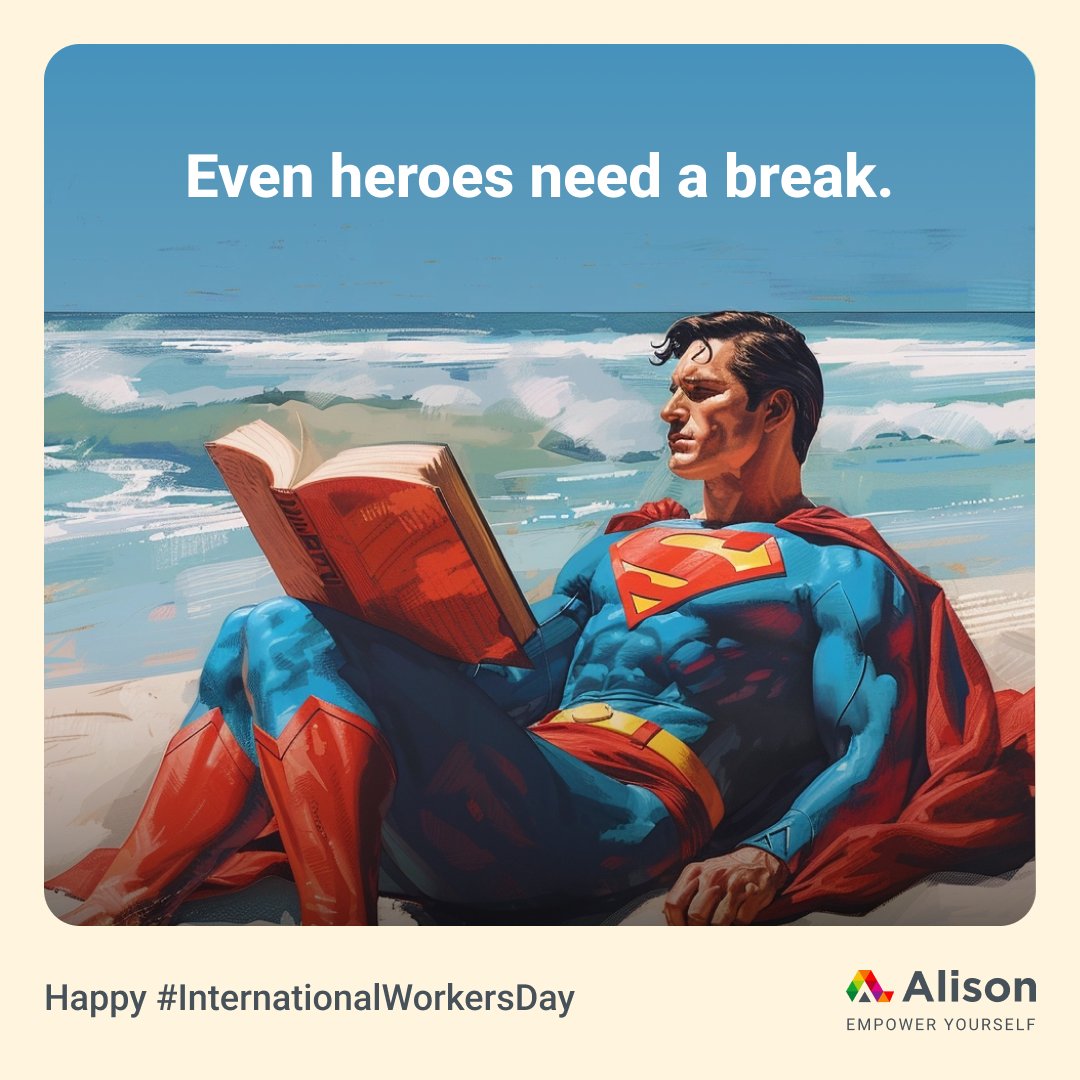 Happy #InternationalWorkersDay to all the hardworking heroes out there! 🎖️

#LaborDay #WorkersDay #WorkLifeBalance #ProfessionalGrowth #StressManagement #Career #SelfCare #WorkforceHeroes #Alison #EmpowerYourself