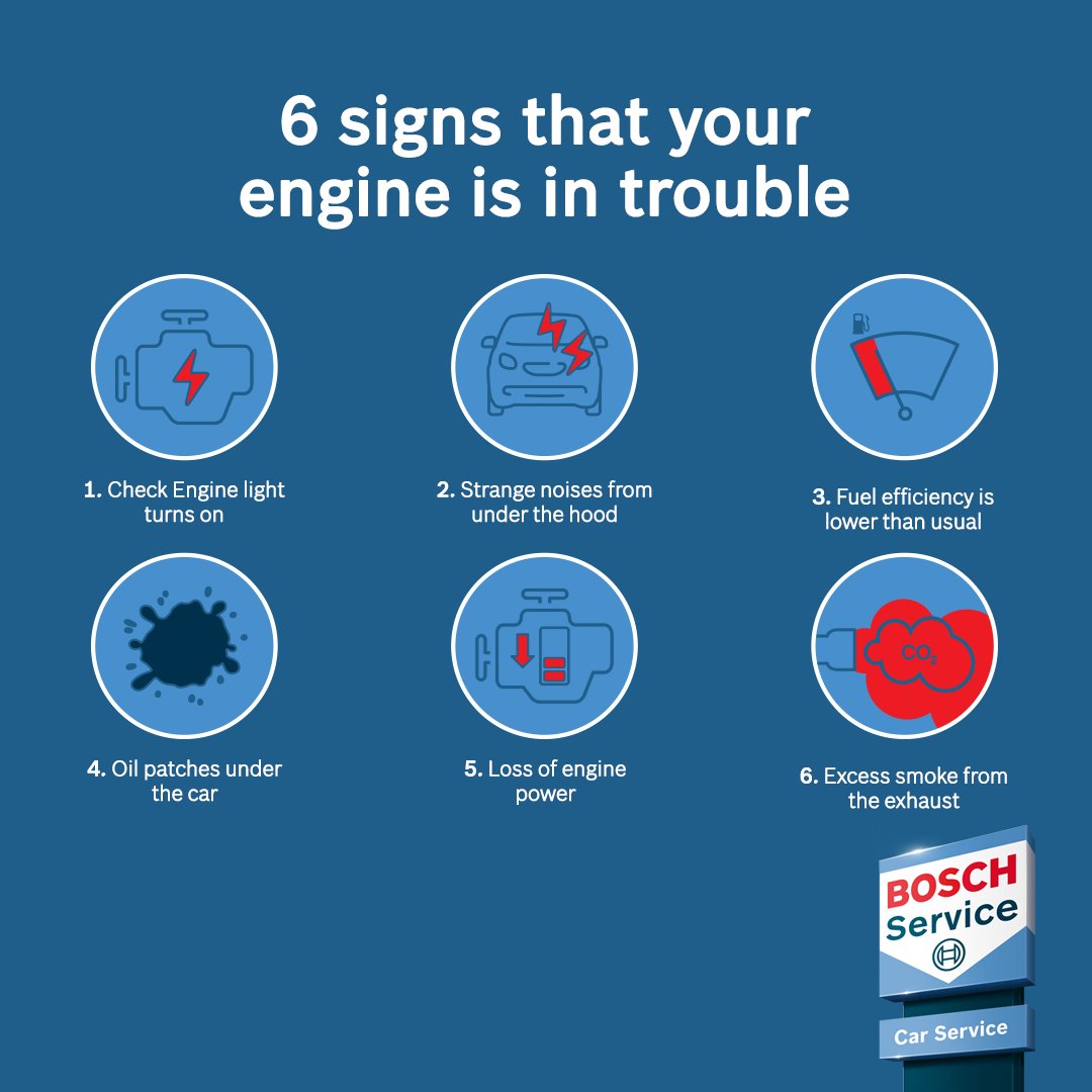 Bosch_Secunda's tweet image. Loosing power? Experiencing low fuel efficiency? Your engine might be in trouble. Book your diagnostic today, so that you can drive with peace of mind. #LikeABosch #ExpierenceTheBoschDifference #Enginerepair #Codeerror
017 492 0103
079 885 3733
Bianca@bcs-secunda.co.za