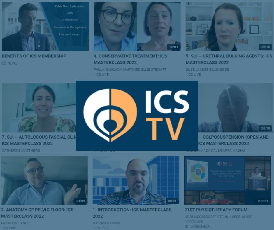 ICS TV hosts multidisciplinary educational content from international experts. This offering is part of the ICS aim to be the global home of science and clinical education for #LUTS, #Incontinence and #PelvicFloorDisorders. View more here: ics.org/tv