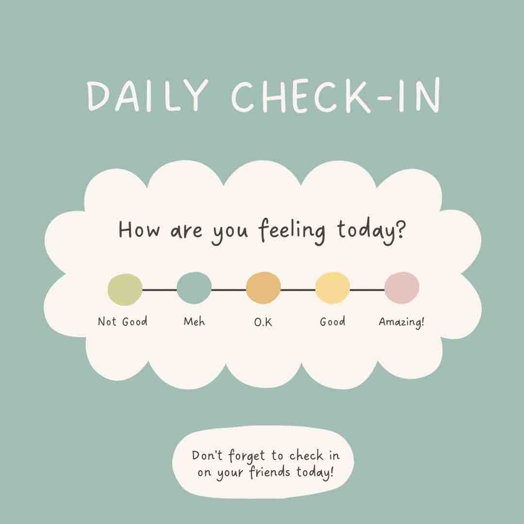 Mental Health Check-In! 

How are you feeling? 

#wellnesswednesday #mentalhealthawareness