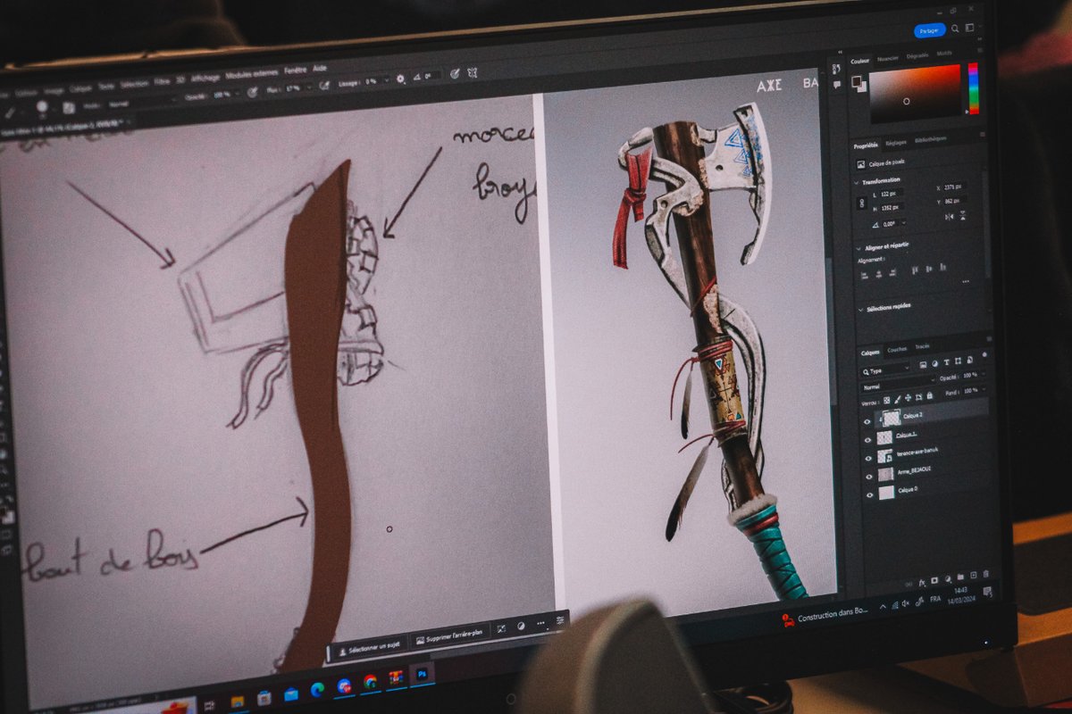 Et si demain, Horizon Zero Dawn annonçait un nouveau DLC ? 👀

Nos étudiants G. Art ont imaginé quelles armes pourraient faire partie du prochain jeu !
 
Pour les 1ères années, c'est aussi l'occasion de travailler les concepts art et les moodboards 🎨