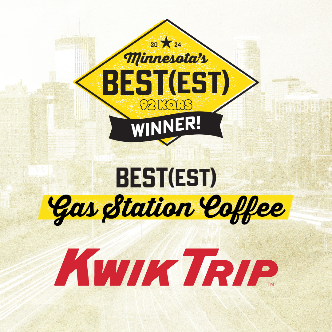 You can always spot a Midwesterner because we can't stop talking about @KwikTrip... Congrats on having the Best(est) Gas Station Coffee (among other things)