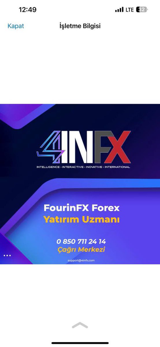 🚫 Yeni Şikayet Yayınlandı ❌ 🚫 FİRMA İSMİ: 4İNFX FX❌ 🚫 ŞİKAYET: YATIRIMCIYA KESİNLİKLE ÖDEME YAPILMIYOR❌ ‼️Not:Görselde Belirtilen Firmaya Kesinlikle Yatırım Yapmayın DOLANDIRICIDIR ‼️ #forex #forexsikayet #BORSA #SonDakika #kriptopara