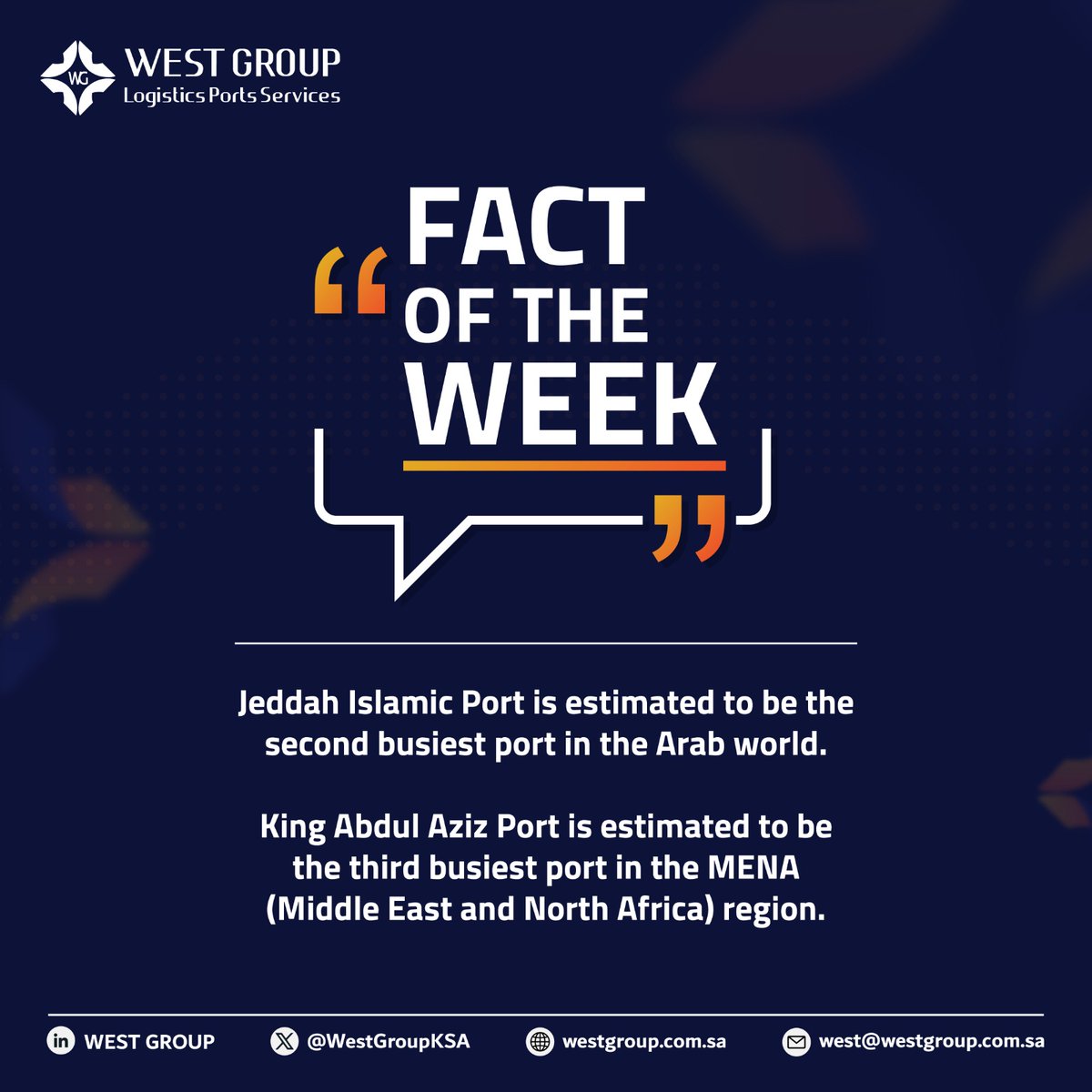 Stay informed with our #FactOfTheWeek!