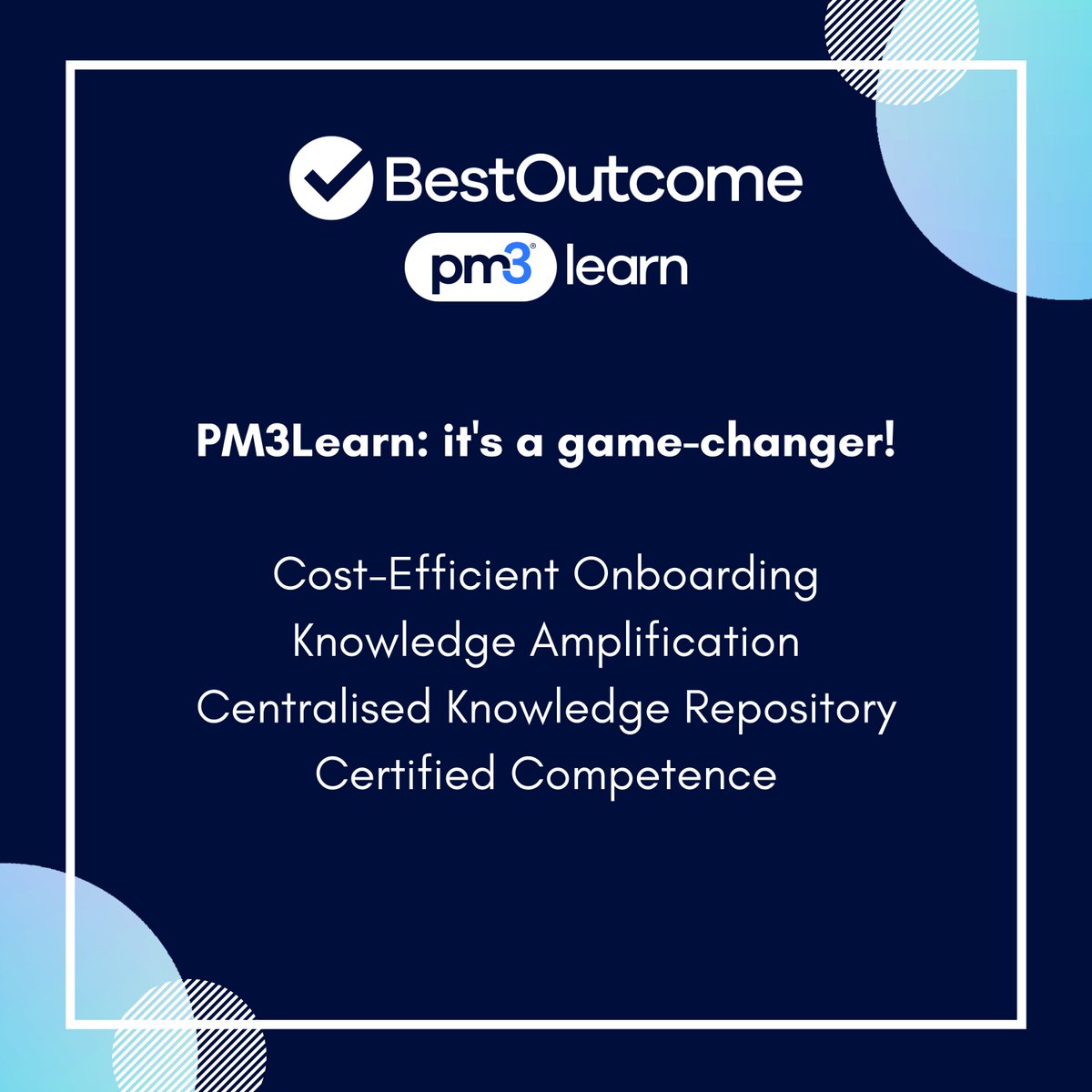 Effortless Project Delivery - It's Possible! PPM tools help, but training is key. 
PM3Learn empowers your team with on-demand learning for success. 🎉🤝
Find out more here - bestoutcome.com/contact/
#projectmanagement #projectdelivery #projectportfolio #reducedcosts #LMS