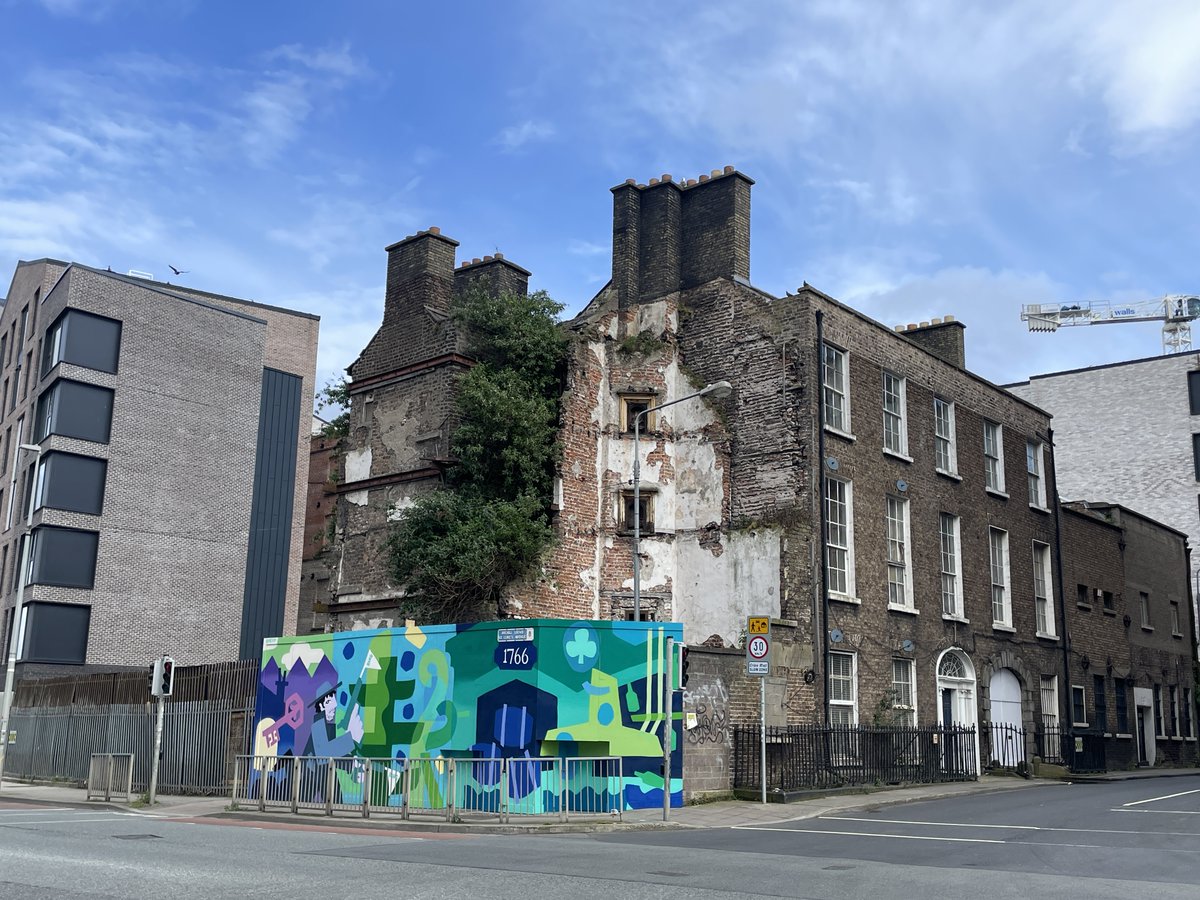 The ghostly exposed fireplaces of 10 Ardee Street are now set to finally disappear. The former Watkins Brewery complex on Ardee Street was sundered in the 1990s by the construction of what was then called the Coombe Bypass, now St Luke's Avenue.