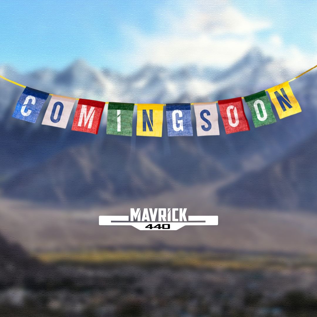 Get ready for the ultimate adventure on Mavrick 440 Coming Soon! #Mavrick440