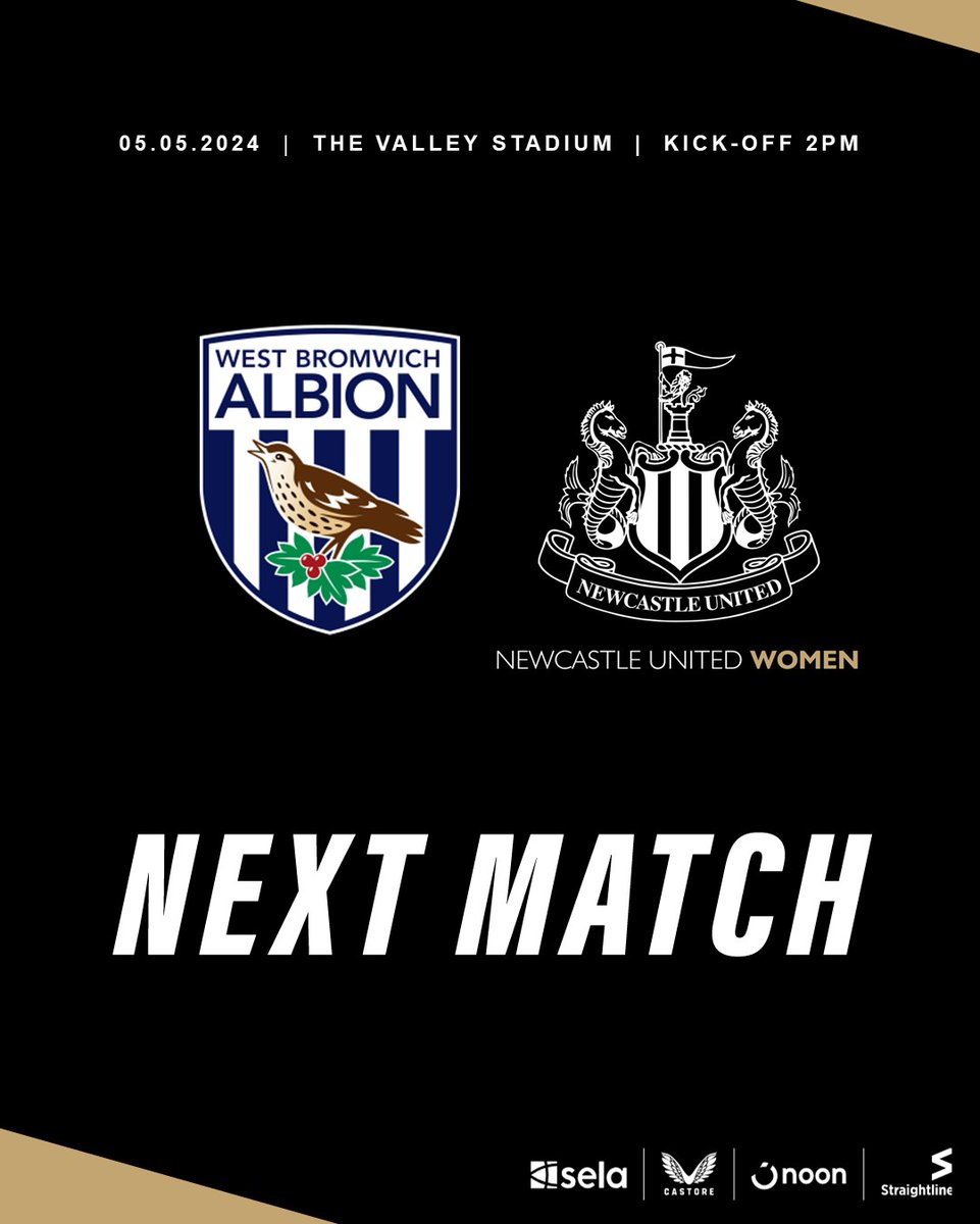 One final game ⏭️

We travel to @WBAWomen this Sunday, closing out our 2023/24 @FAWNL campaign!

#NUFCWomen