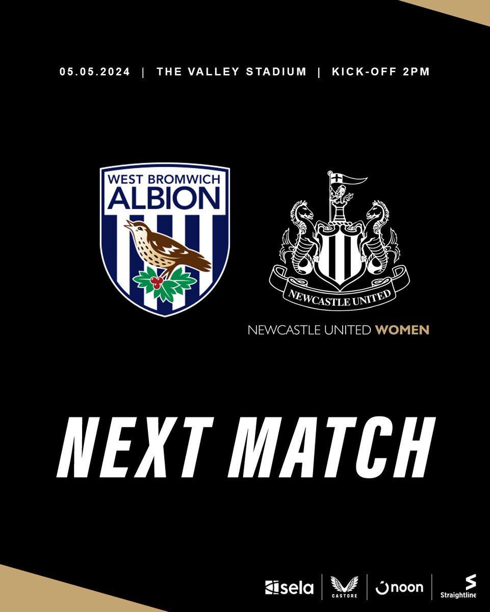 One final game ⏭️ We travel to @WBAWomen this Sunday, closing out our 2023/24 @FAWNL campaign! #NUFCWomen