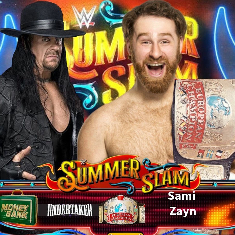 Sami Zayn @WWEFanKhaldoon Vs Taker @itsdemonesskayl For The European Championship At #SurvivorSeries