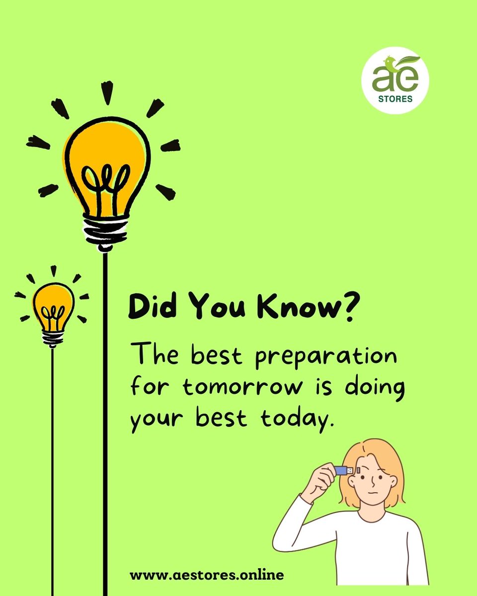 'The best preparation for tomorrow is doing your best today!' 🚀

Join AE Stores' affiliate program today and start earning commissions while promoting our top-quality ayurvedic healthcare products.
.
Visit aestores.online to learn more! 
.
.
.
#AEStores #Ayurveda