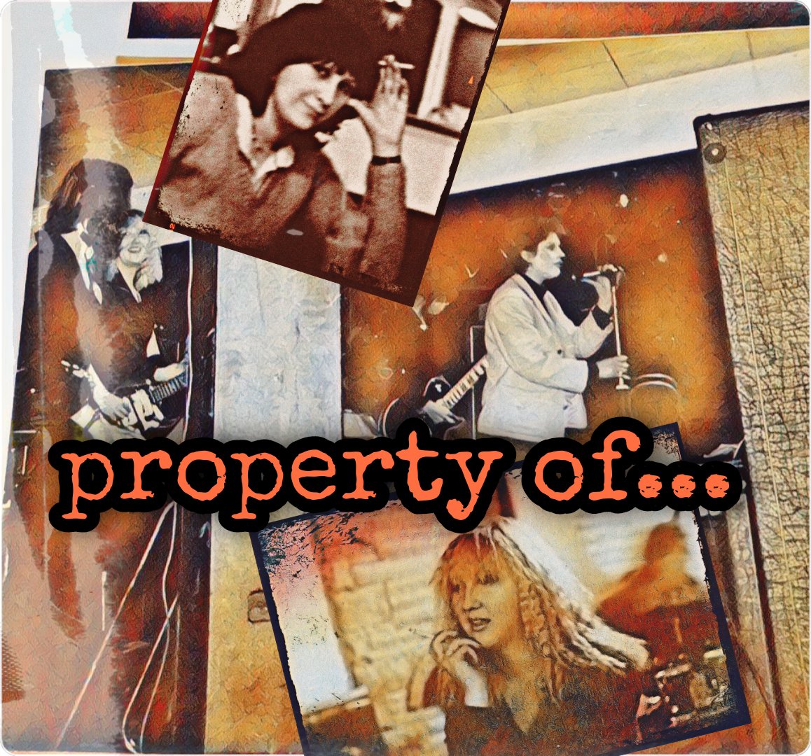 So weird to have my former girl band, Property Of... have their music newly released from a long, long time ago. And thanks for the link to my crime novel featuring the music #SharpScratch Big thanks to @CherryRedGroup @iainkey @louderthanwar @AllisonandBusby