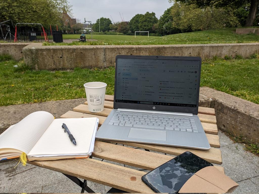 Euclides Montes (@gatulino) on Twitter photo Lovely morning working from <a href="/RussellParkHub/">Russells Hub</a> this morning. I even managed to take a Zoom meeting in the sun! Lovely morning working from <a href="/RussellParkHub/">Russells Hub</a> this morning. I even managed to take a Zoom meeting in the sun!