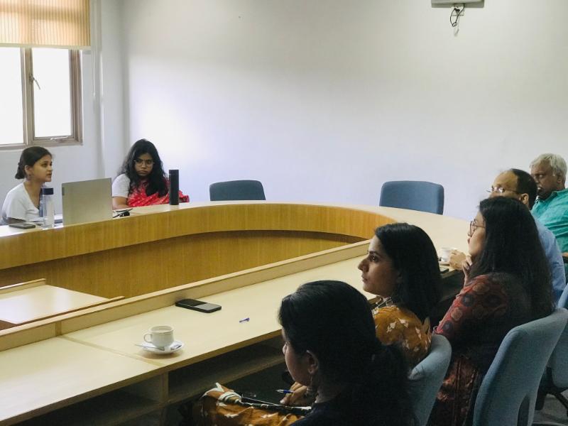 Ms. Simran Goyal, Intern, Non-Traditional Security Centre made her presentation on the topic 'Geopolitics of Critical Minerals'. NTS centre members and interns @IDSAIndia enriched the discussion.