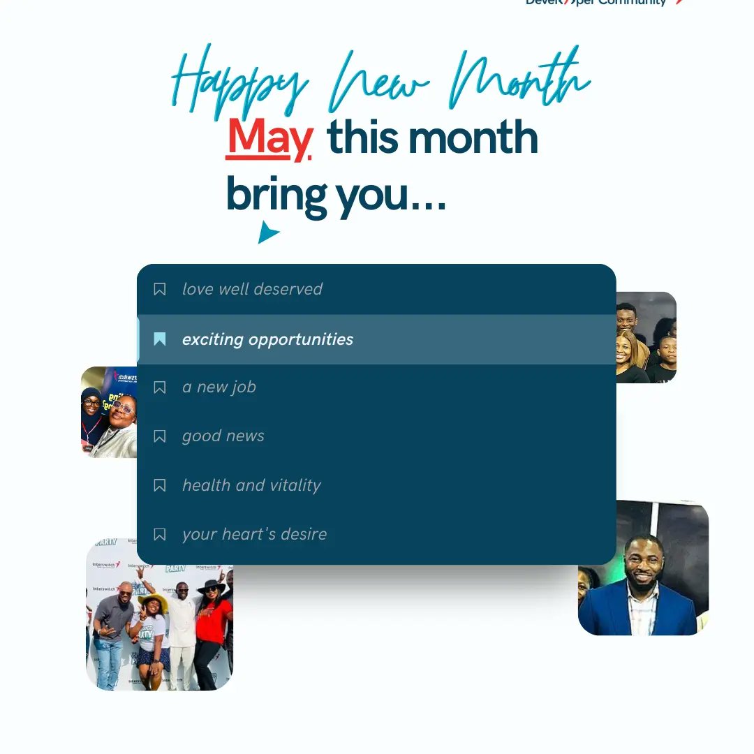 InterswitchDev's tweet image. Happy new month Devs 🎉 May this month bring you exciting opportunities.☺️
#interswitchdeveloperscommunity
#happynewmonth