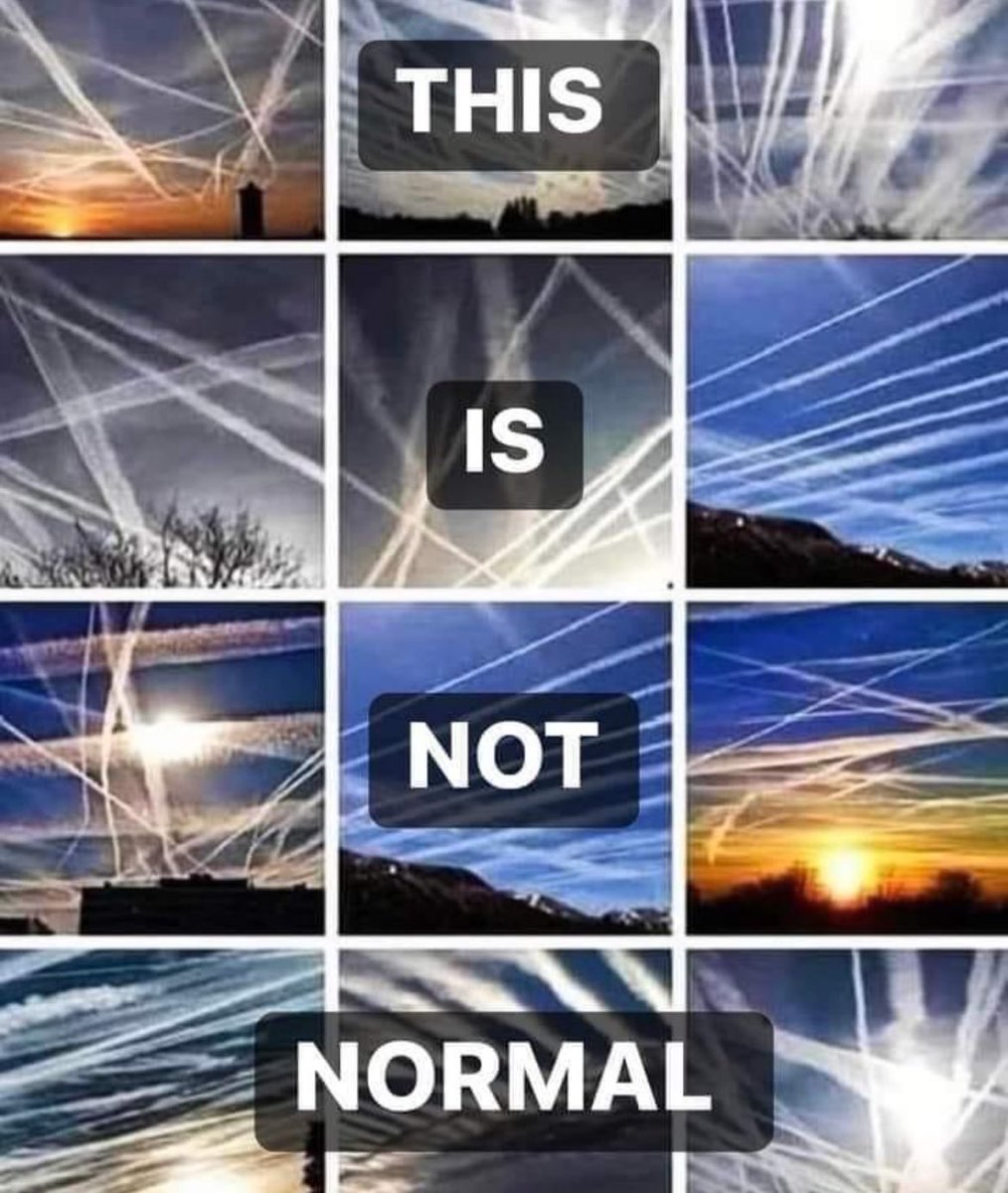 THIS IS NOT NORMAL….!!!!! #ThisIsNotNormal #Chemtrails
