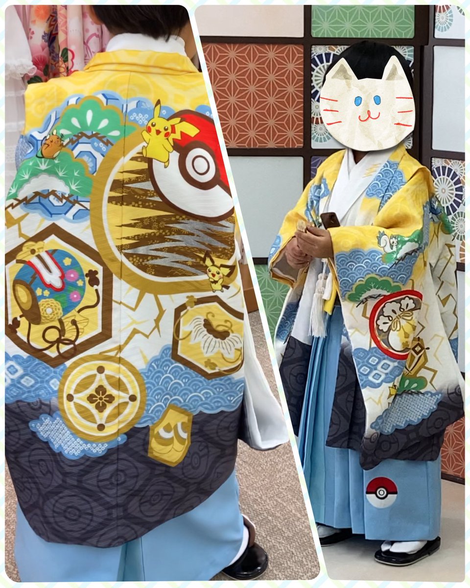 ayacat1105's tweet photo. スタジオアリス♪

昨年小柄すぎて着られなかったピカチュウの羽織を楽しみに(๑'ᆺ'๑)⚡︎

マリオにもなってもらいました！
さくさく着替えて本人も乗り気。
遊ぶように撮ってくれるので楽しそう^^

誕生日のはずがほぼ毎年直前に顔に怪我して延期→○歳1ヶ月記念になるのジワる(笑)
年1の楽しみ⟡.· https://t.co/UzKohrYF9o