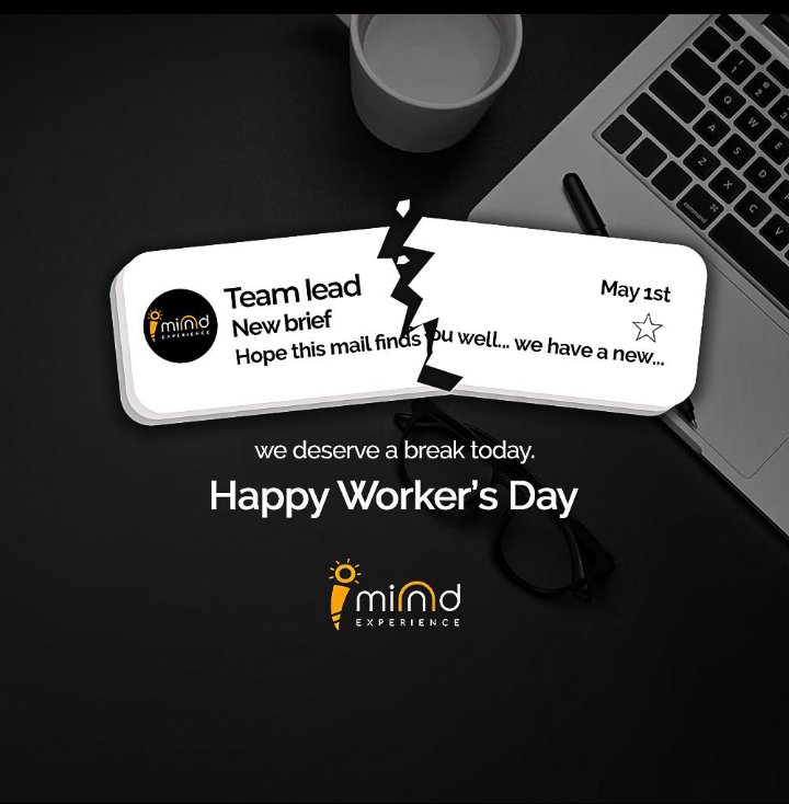 Honouring the hard work and dedication of every worker on this special day. Happy Workers Day to all the champions of progress, innovation and success

#iminndx #workersday #celebratework #iminndx #advertisingagency #advertsinsingagencyinlagos #marketing #workworkworkworkwork