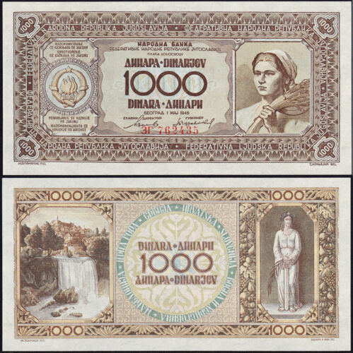 FNRJ 1000 dinara  / Beograd 1. maj 1946.