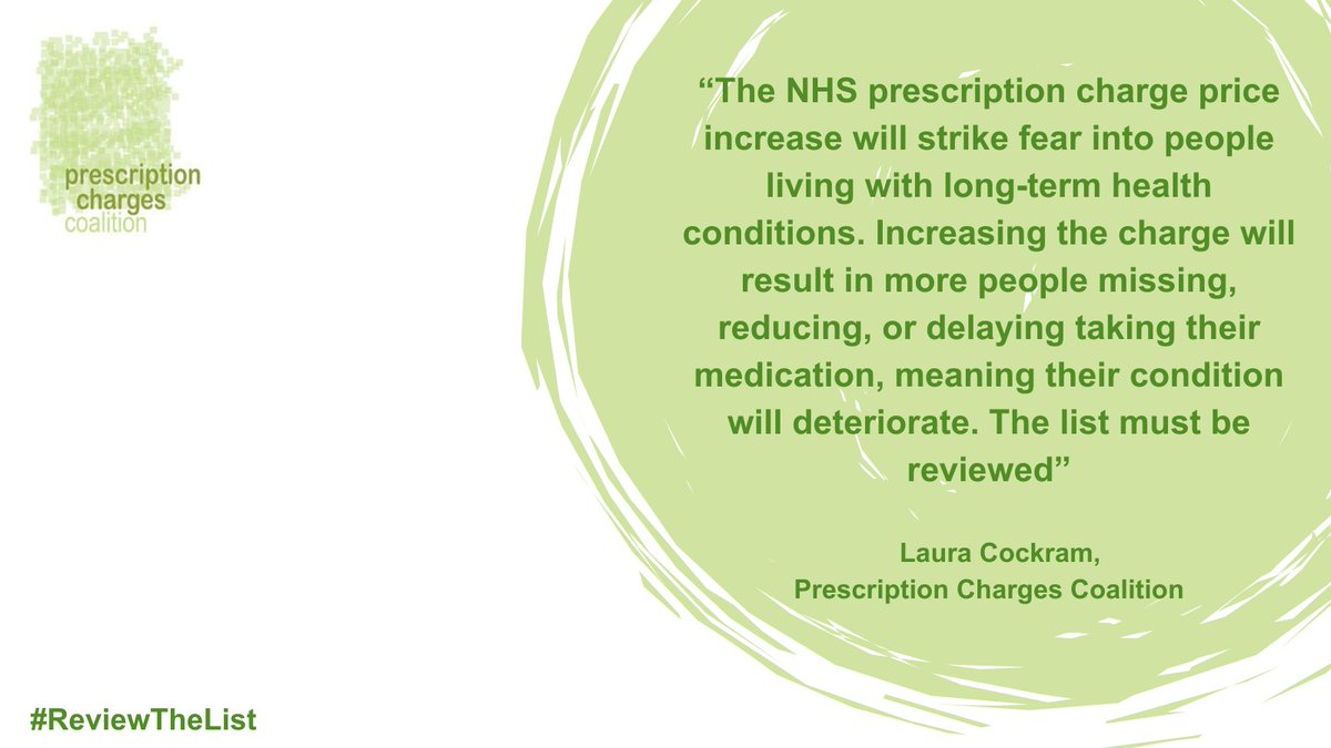 A stroke already costs so much, but today it only got more expensive. A single item on prescription in England will now cost £10. 💊

With the Prescription Charges Coalition, we want to #ReviewTheList of exemptions and spare stroke survivors these charges: bit.ly/3weJLs0