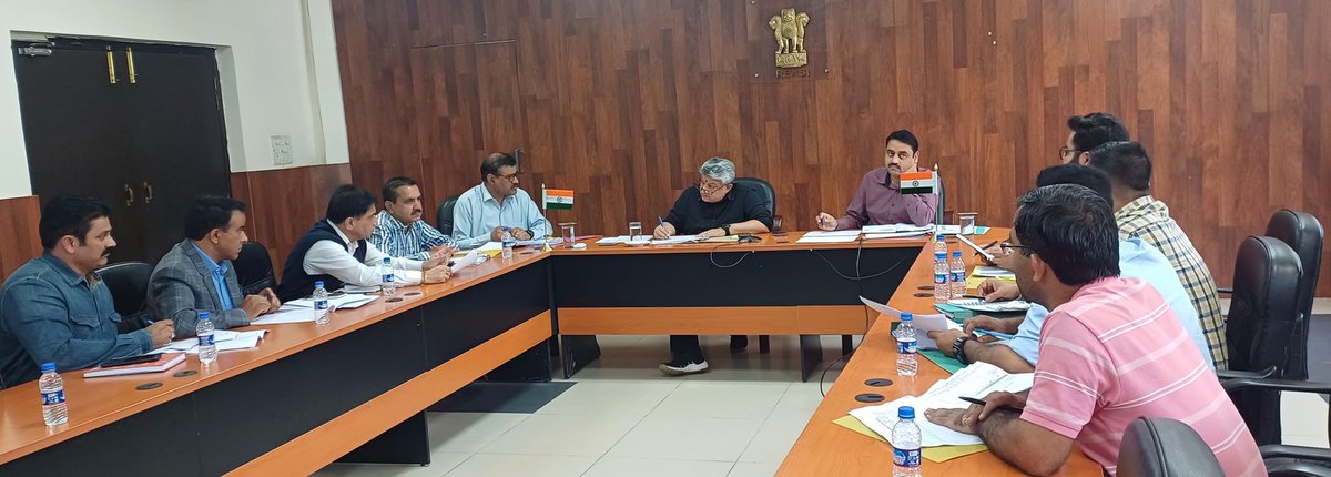 DDC Reasi, @vishesh_jk, chaired a meeting to review the progress of work under the JJM in the district. Emphasized on setting deadlines for key schemes to ensure safe drinking water for all households. @Divcomjammu @diprjk @JJM_JK @DMReasi