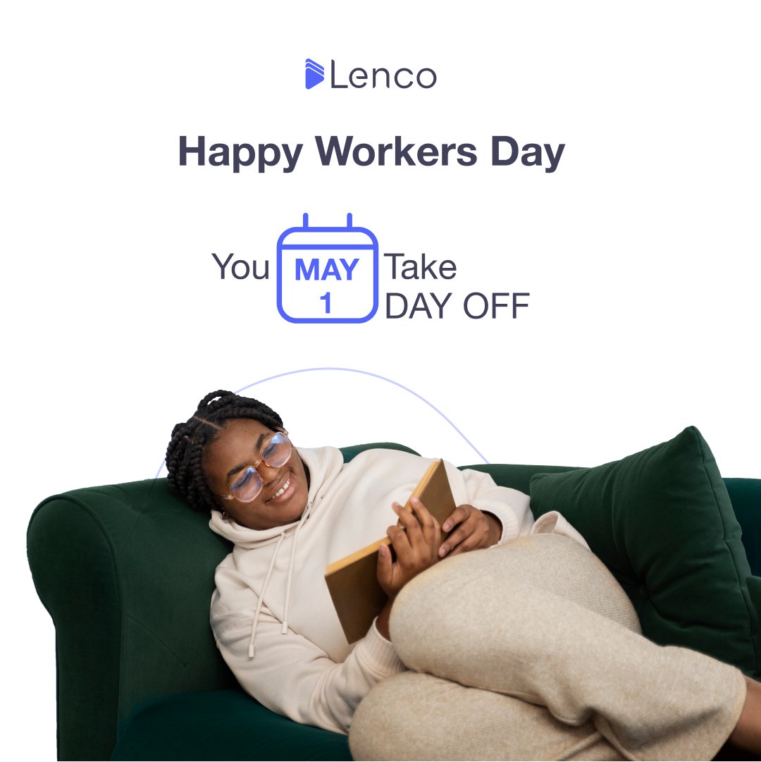 LencoHQ's tweet image. Today we celebrate the hands that build, the minds that innovate, and the hearts that drive progress. Happy Workers&apos; Day!

lenco.co

#lencohq #finance #money #entrepreneur #workersday2024