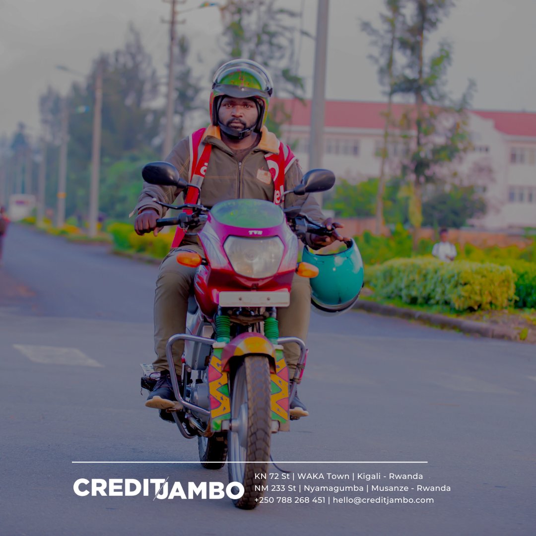 Happy #LaborDay2024 to our resilient Bodaboda riders! 🎉 Remember, success is just around the corner, and we're here to ride alongside you every step of the way. Keep pushing forward, never give up! 💪🚲 

#LaborDay #CreditJambo #FinancialInclusion #Rwanda