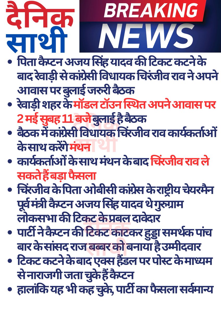 #Congress #chiranjeevrao #captajaysinghyadav #BJPHaryana #RajBabbar