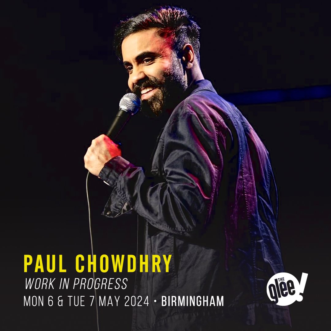 Tonight we welcome the incredible @paulchowdhry for the first of 2 special intimate Work In Progress shows! Doors: 7pm Last entry: 7:30pm Approx finish: 10pm Tonight is SOLD OUT, but limited tickets remain for tomorrow! Book now to avoid disappointment 👉bit.ly/PaulChowdhryBh…
