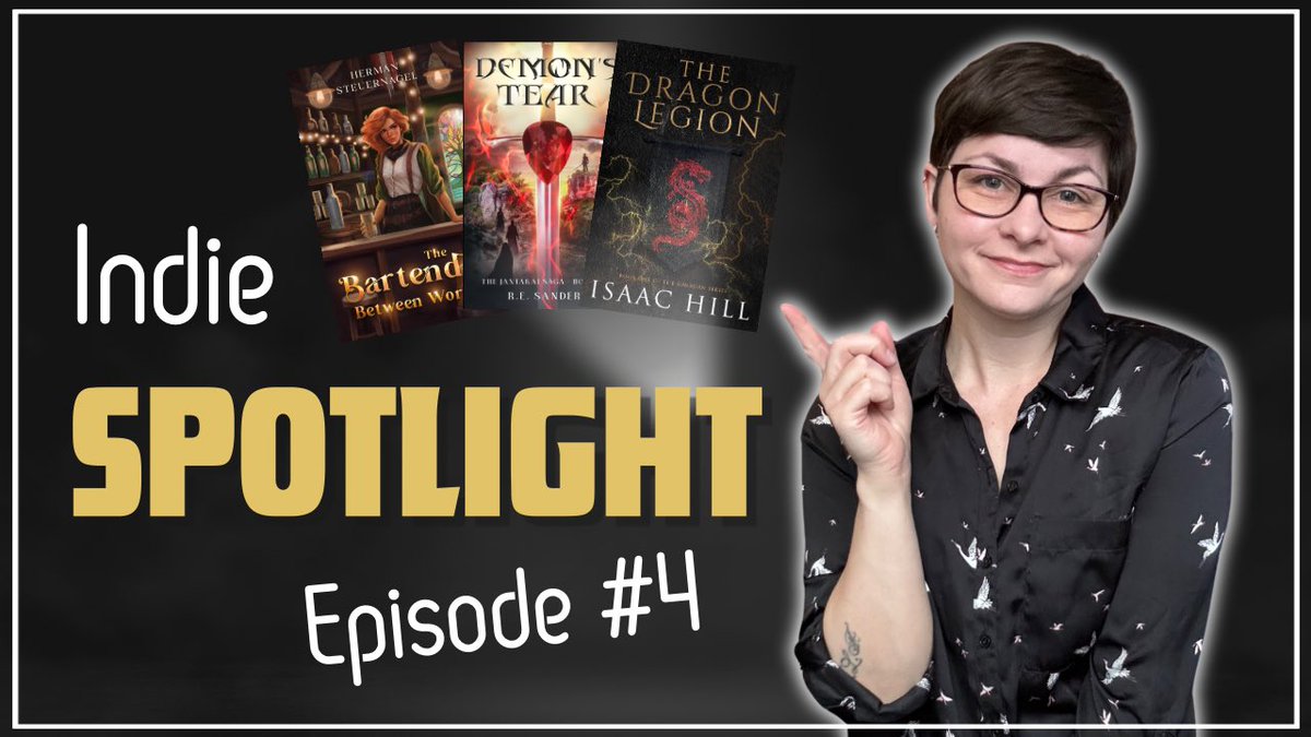 It’s that time again, Indie Spotlight EP 4 is live! Featuring 10 books in SFF both upcoming and recently released. My apologies in advance to any damage done to your tbr 🫣 Watch the video using the 🔗⬇️