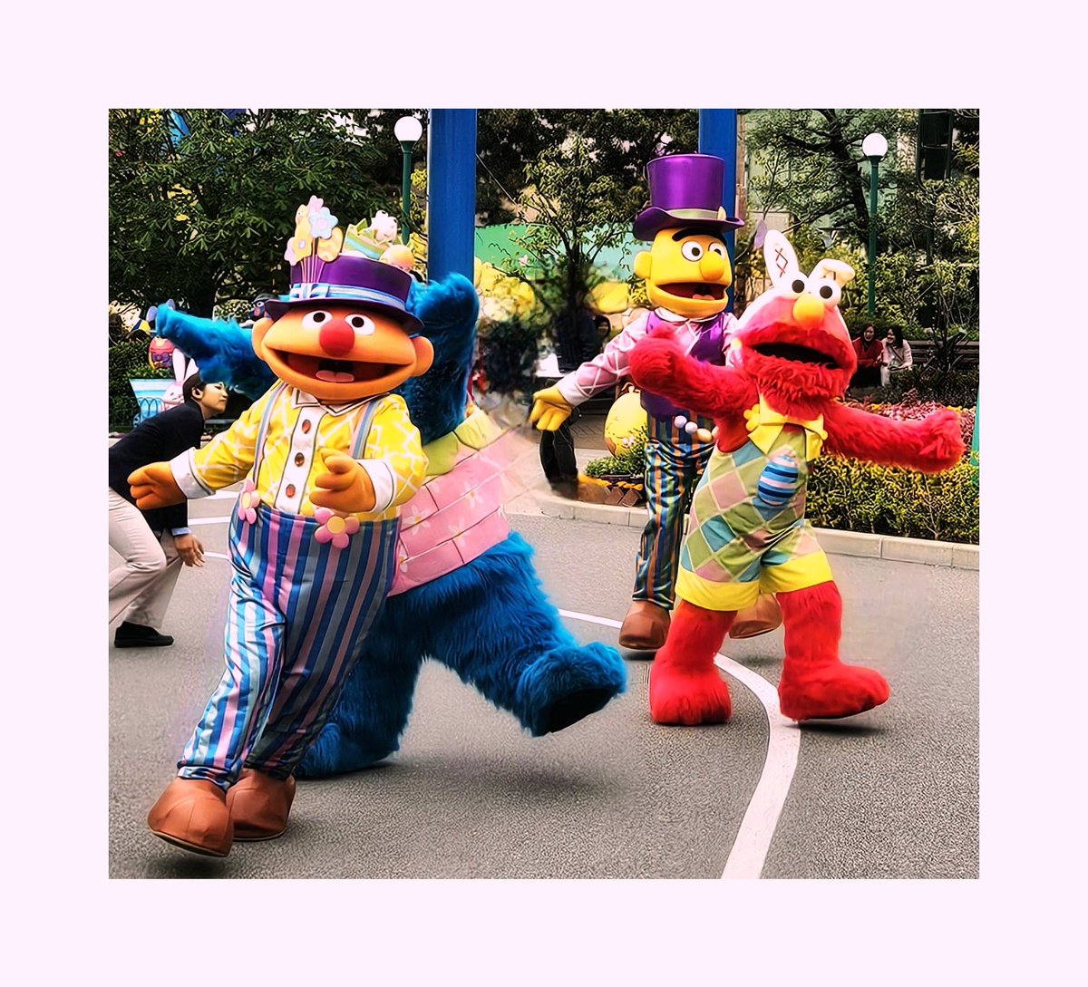 ワンダーランドグリーティング💞
#セサミストリート 
#sesamestreet
#USJファン 
#usjイースターキャンペーン