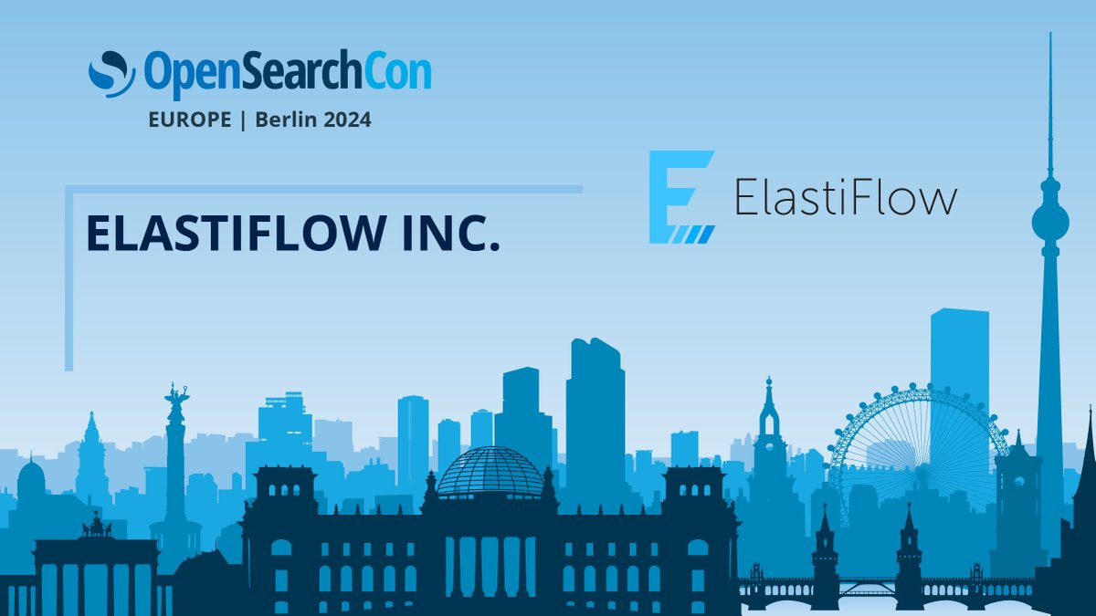 Shout-out to our exhibting partners, @Elastiflow! Thank you for your support of the first annual #OpenSearchCon Europe, taking place May 6-7 at Cafe Moskau in Berlin. We thrilled to have you there! #OpenSearch #opensource spr.ly/6019bAiEJ