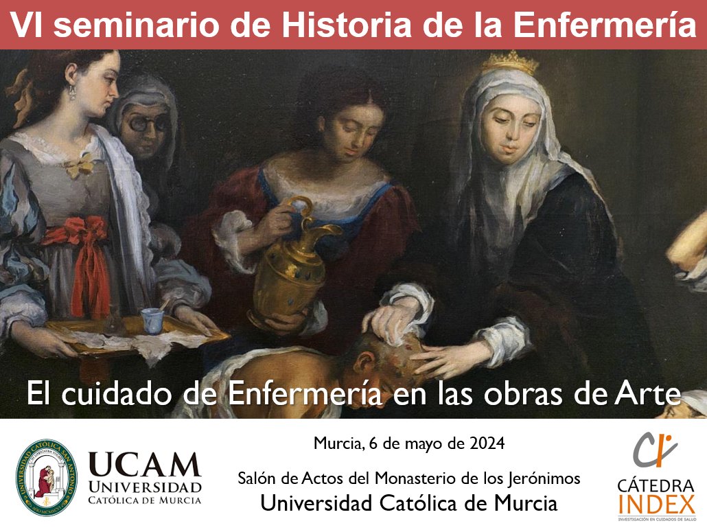 Este año abordamos la relación #arte y #enfermería en 6º seminario de #HistoriaDeLaEnfermería, esperamos sorprendernos con los videoclips que está preparando el alumnado. Cátedra Index ICS-@UCAM_Enfermeria @fundacionindex 6-V-24 tinyurl.com/4rea2dru