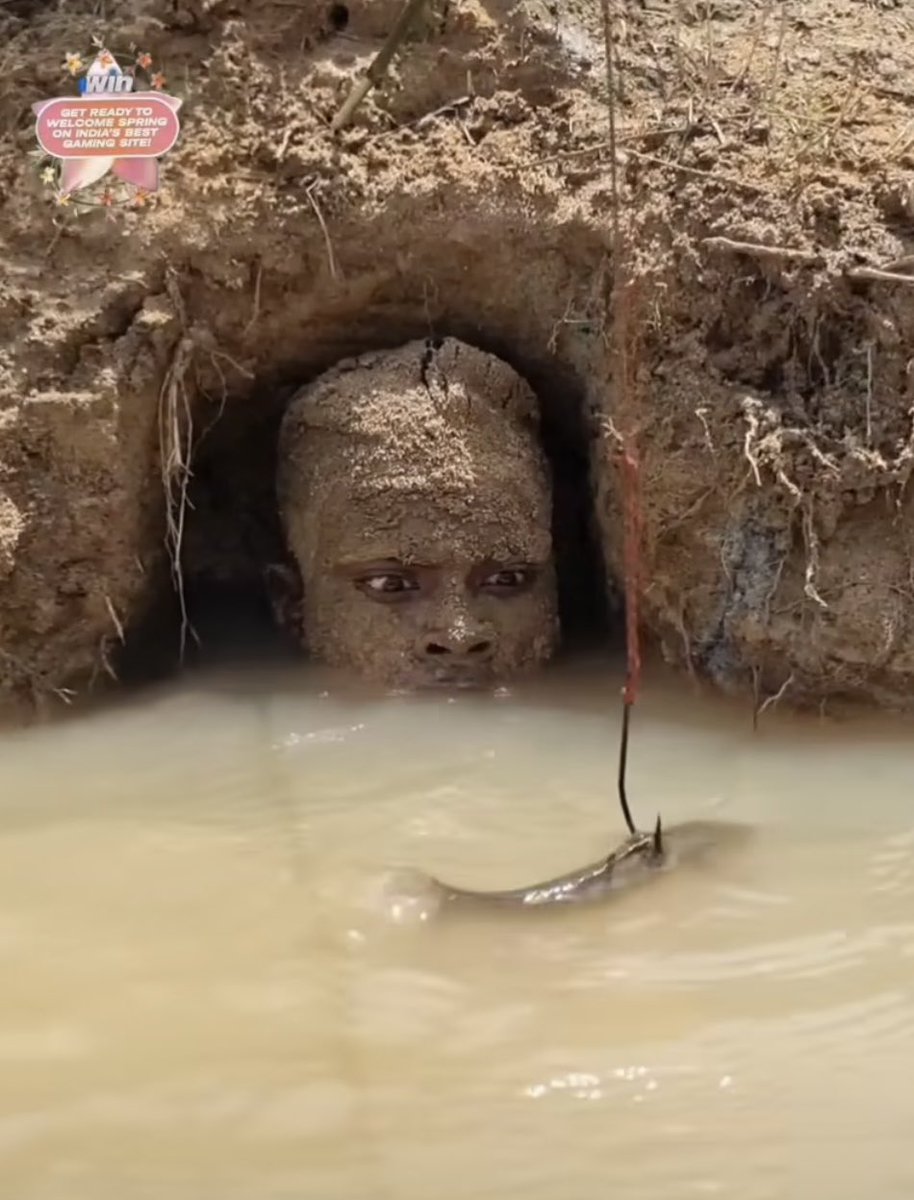 The lengths some people go to catch a Big Fish! Video seen on Tinternet👍🏼