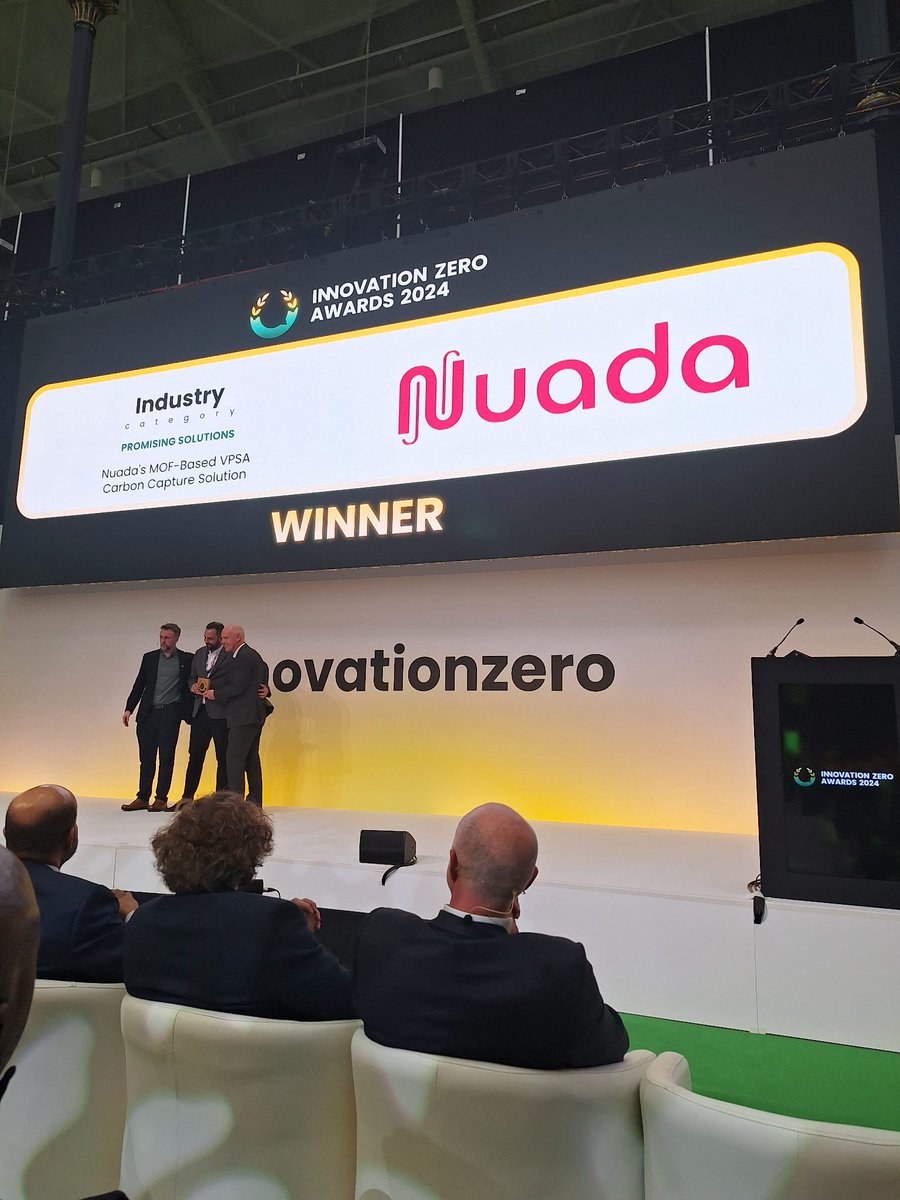 🏆 Ladies and gentlemen, we have a winner! Nuada scooped the award for most promising in the “Industry” category at the Innovation Zero Awards! 🏆 Find out more about our award-winning company at stand H33 where our team will be delighted to discuss our game-changing technology!