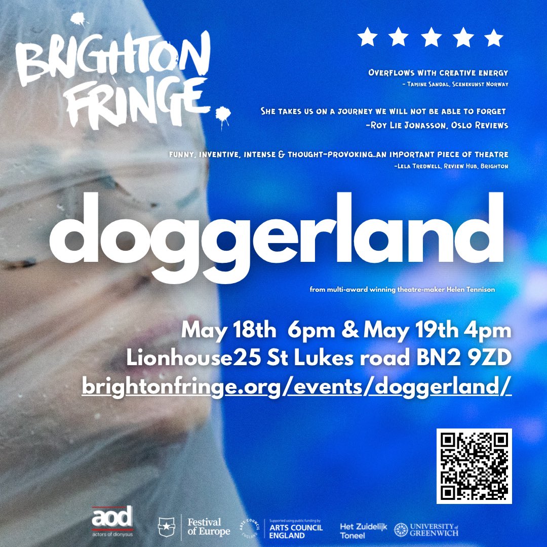🌊 Doggerland is on the road again! If you fancy sharing an hour of non-linear weirdness with my alter ego I’ll be at the Brighton Fringe May 17th & 18th 🌊 brightonfringe.org/events/doggerl…