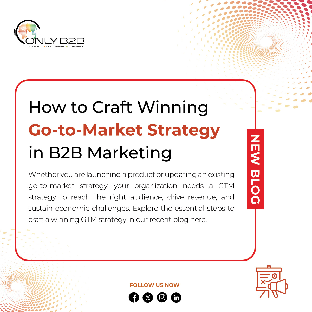 Feeling lost in the B2B jungle? 🦁Don't worry, we've got your back! 💪Our latest blog post decodes the secrets to a killer #GoToMarketStrategy. 👉🏻 only-b2b.com/blog/how-to-cr… #B2BMarketing #OnlyB2B #Blogs