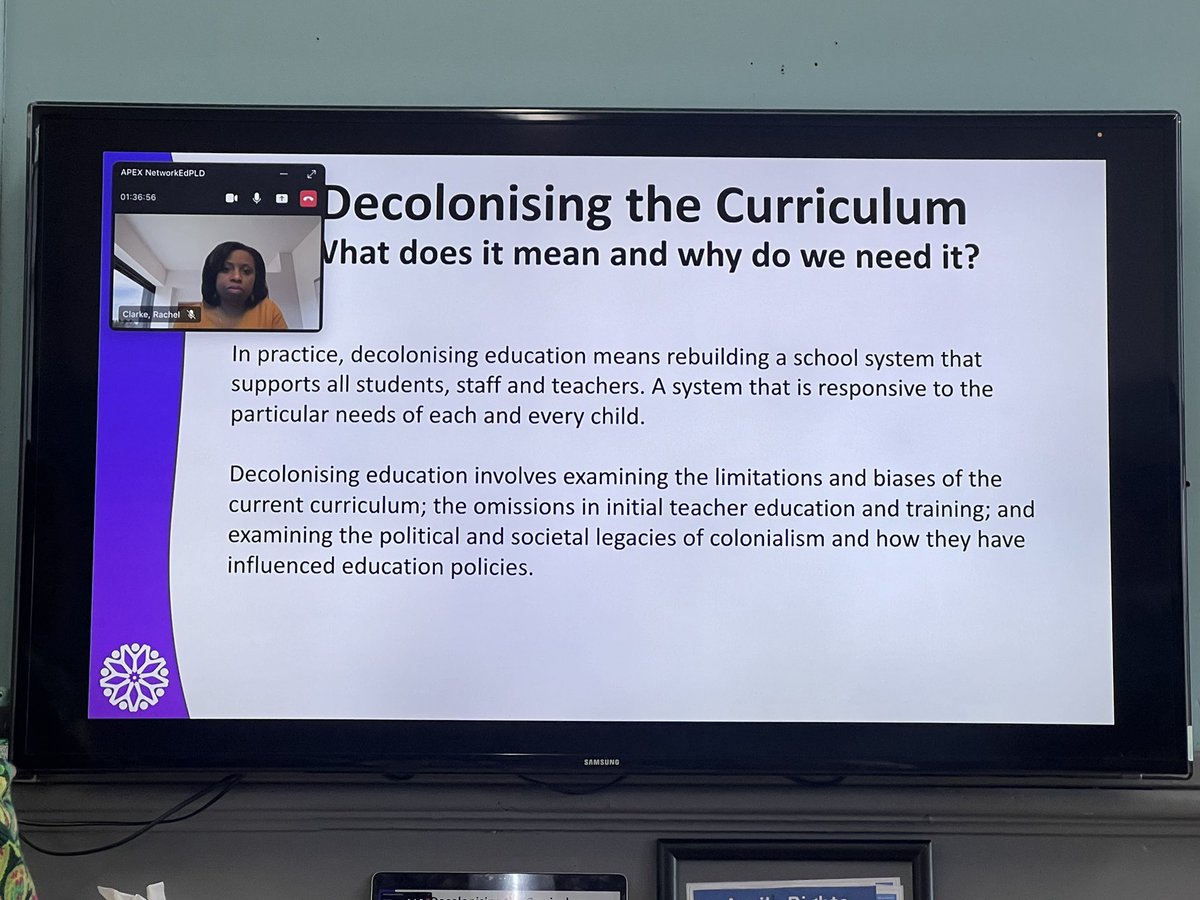 Building an understanding of how to decolonise the curriculum and hold up a mirror to our own curriculum. @ApexEducate @tjgolding @Holtonprimary @catrplace