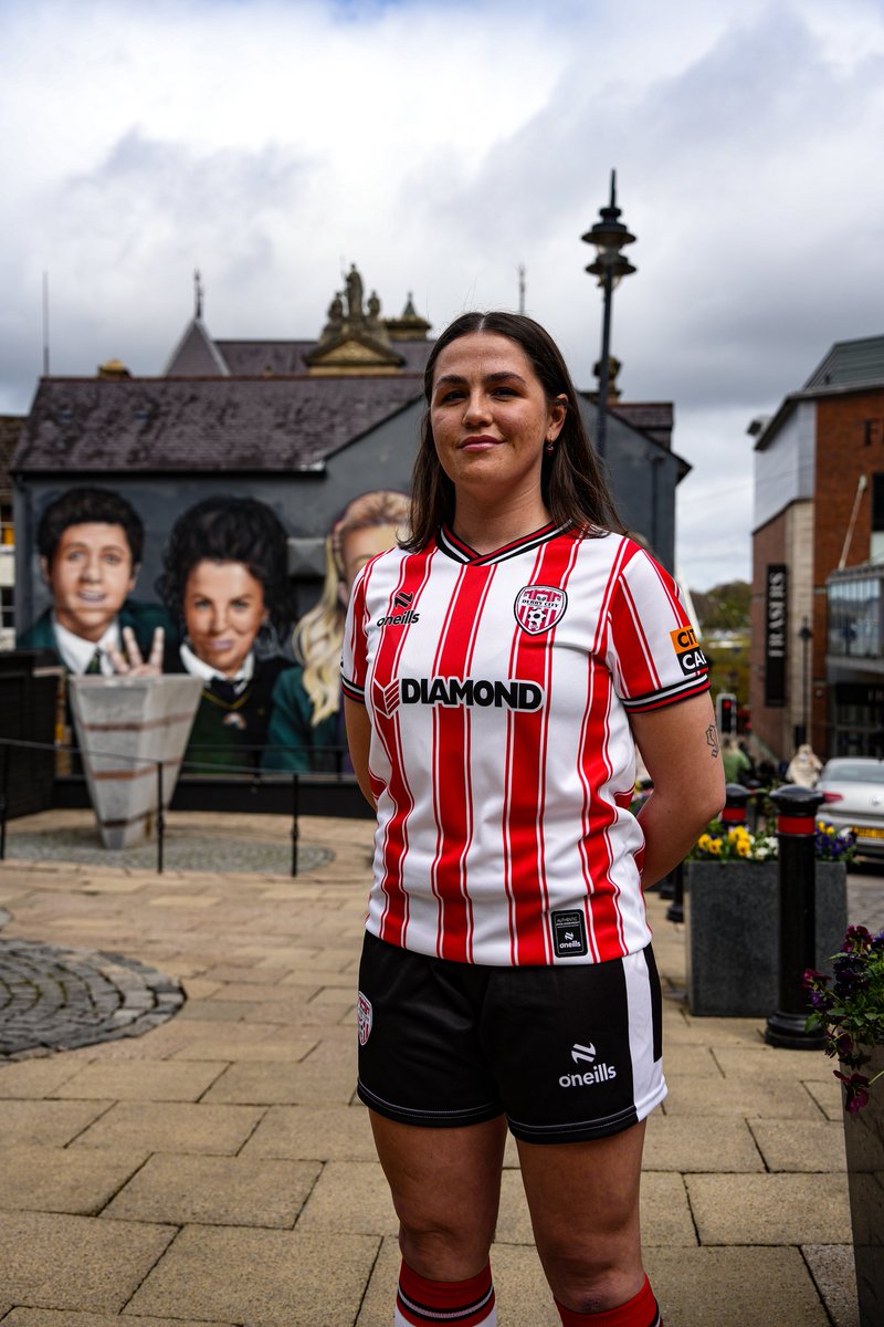 Leaving a lasting legacy. 🔴 @derrycityfcw ⚪ #SportsDirectPrem action returns this Sunday 🏟️