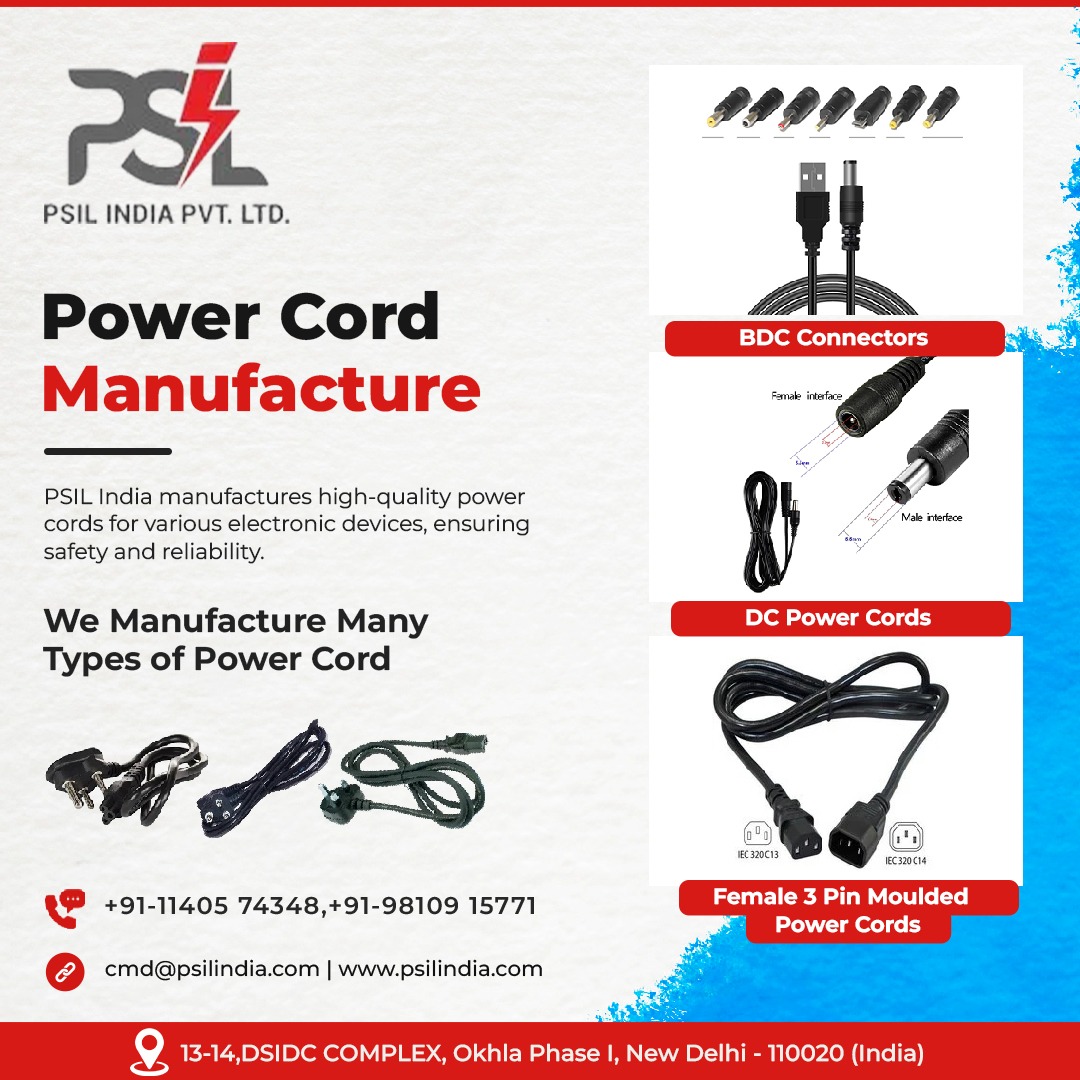POWER CORDS
PSIL Power Boards: Empowering Connections, Ensuring Safety.
Contact Us:- +91-11405 74348, +91-98109 15771
Visit Now:- psilindia.com
#powercord #cable #powercable #audiocables #speakercables #hiend #audio #homeaudio #audiophile #madeinitaly #cabling