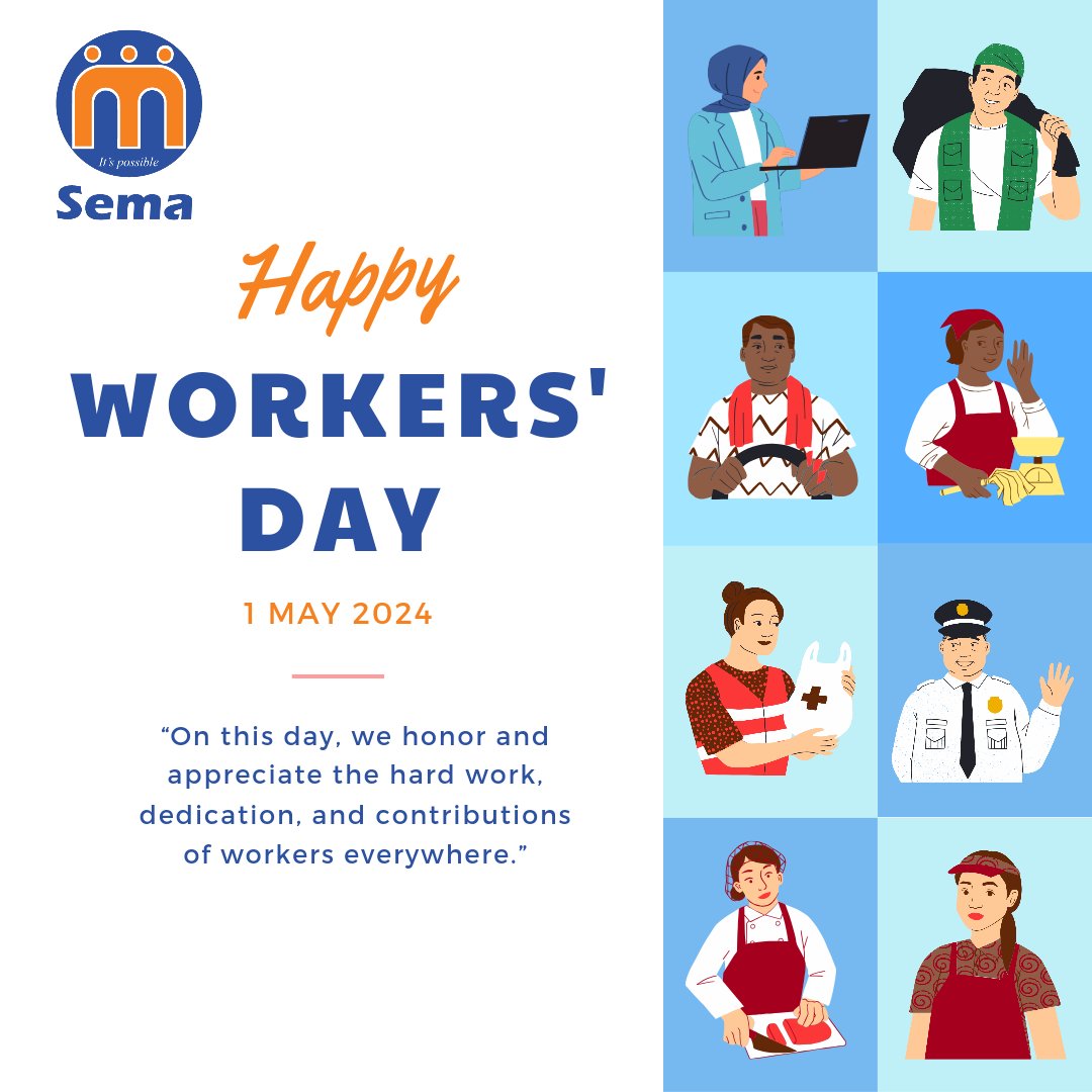 On this International Workers' Day, we honor the tireless dedication and resilience of the workforce worldwide. It's a day to recognize the invaluable contributions of workers across all industries, from the bustling cities to the quiet countryside. 

 As #ChildProtection