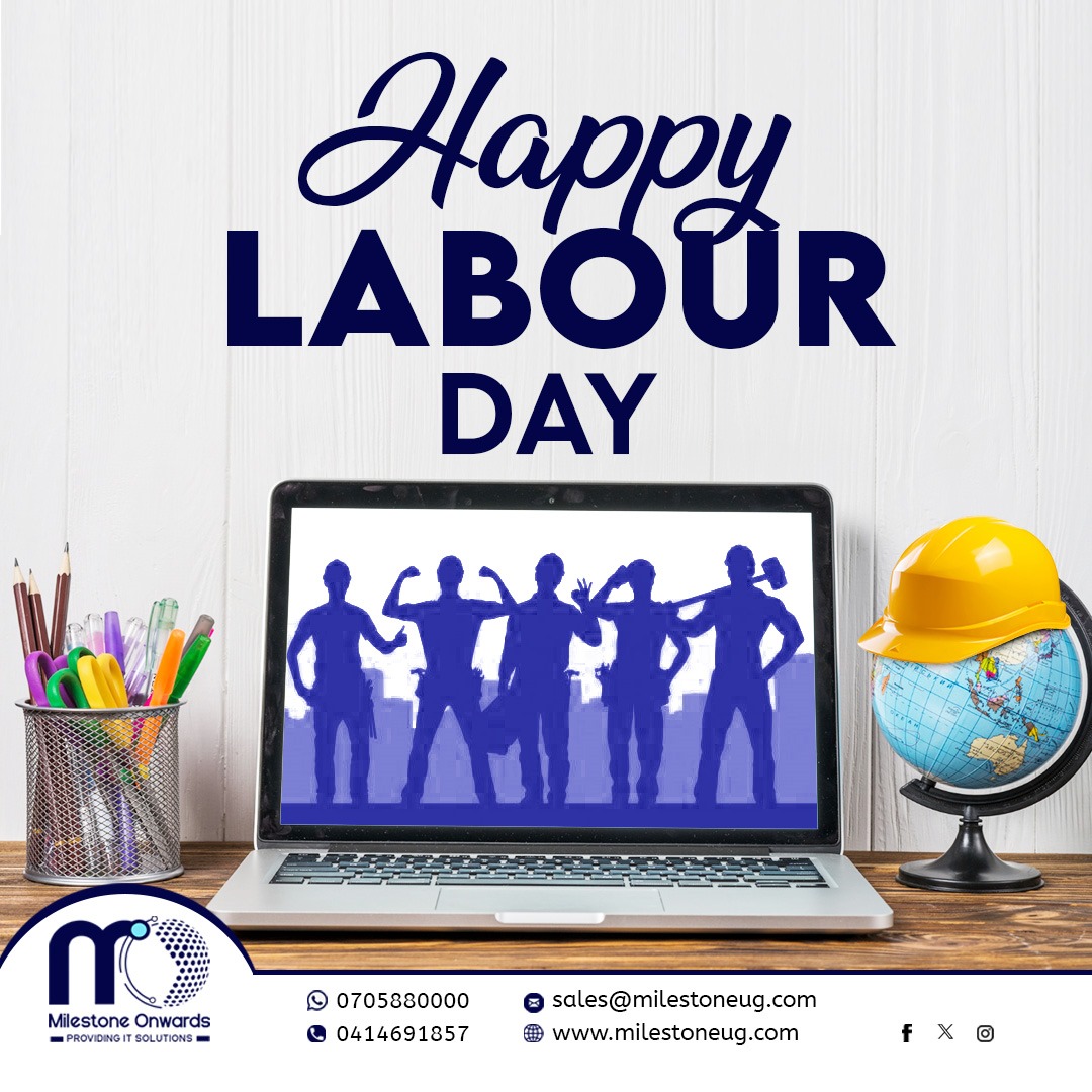 milestoneoug's tweet photo. May you enjoy the fruit of your labour this new month. Happy Labour Day!

Contact us;
0414691857
0705880000
sales@milestone.com 

 #labourday #may #newmonth #technology #DeliveringQuality #milestoneug https://t.co/z5Qs948QyN